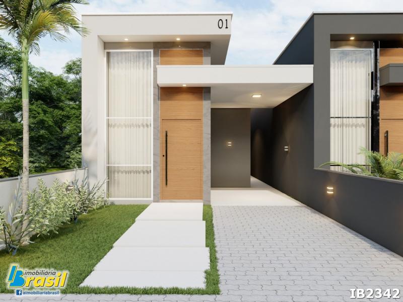 Casa nova em construção com suíte                  