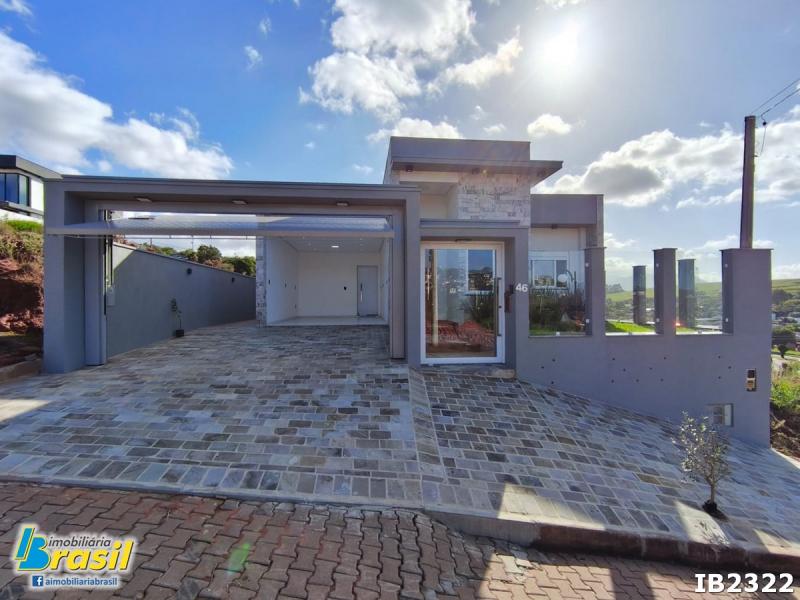 Linda casa plana em estilo contemporâneo 